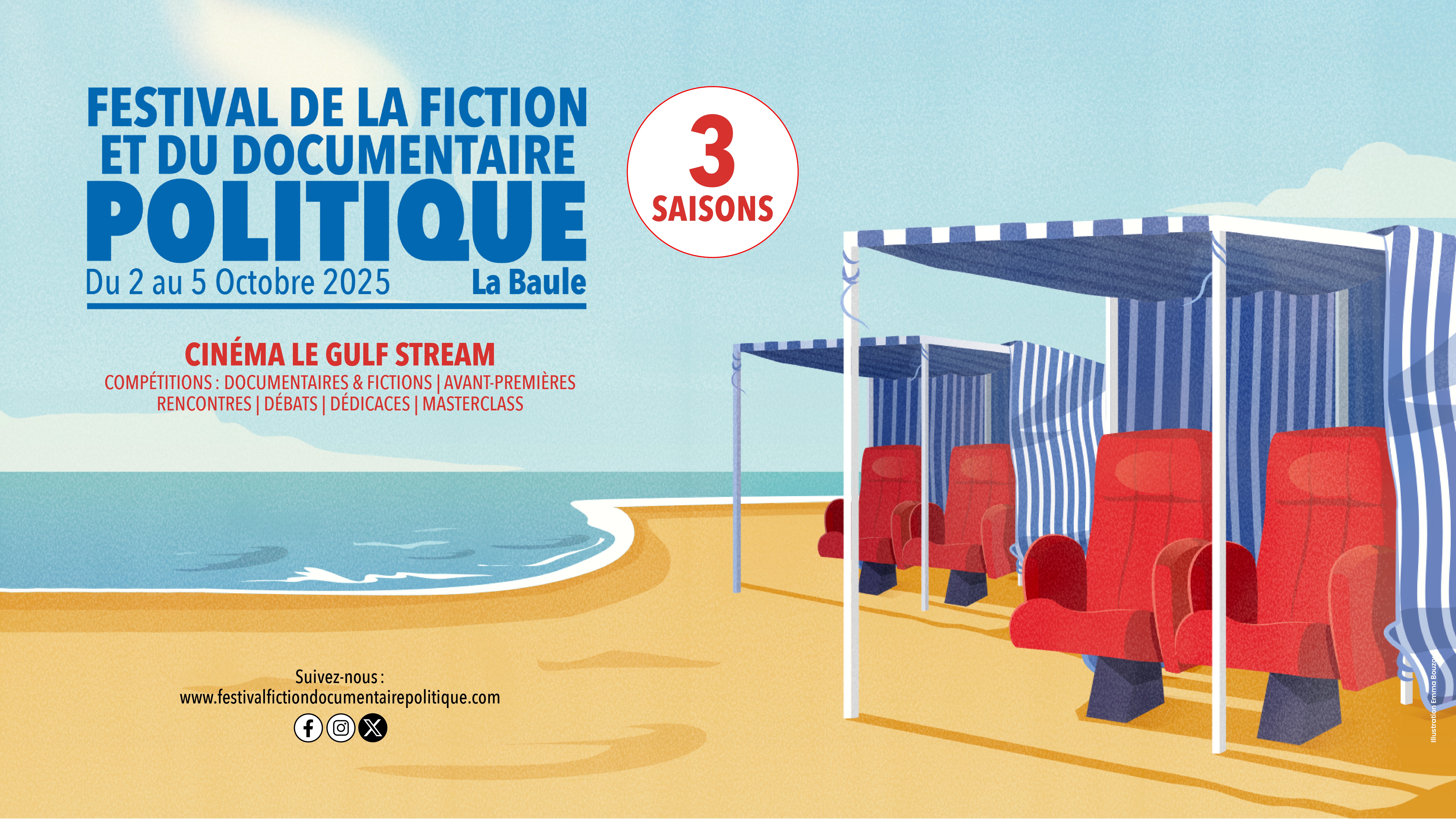 Le Festival de la fiction et du documentaire politique, du 2 au 5 octobre à La Baule